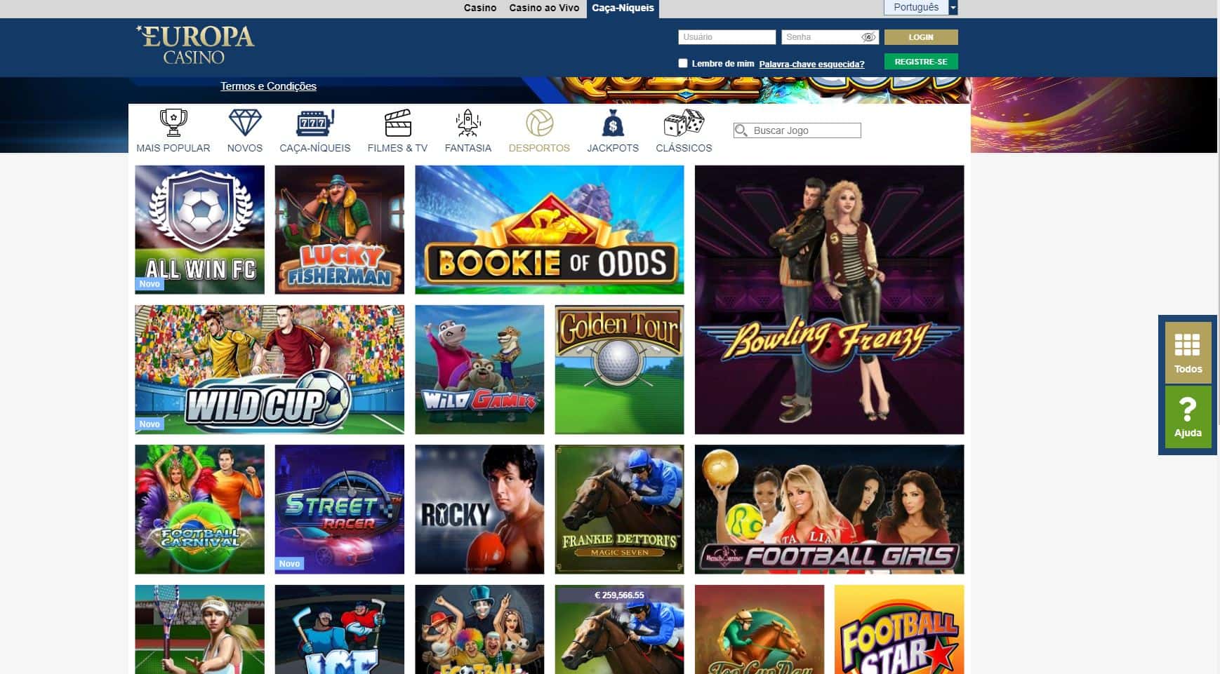 Www Europacasino Com