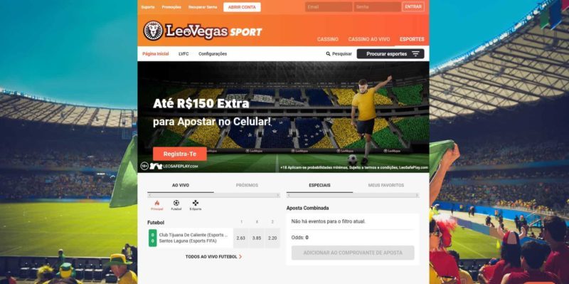 site de apostas esportivas e cassino leo vegas