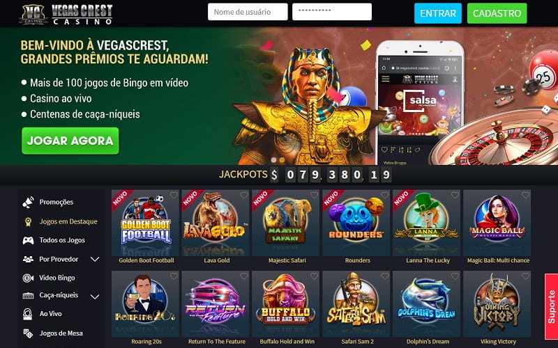 análise do cassino online vegas crest